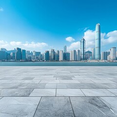 Obraz premium modern city skyline