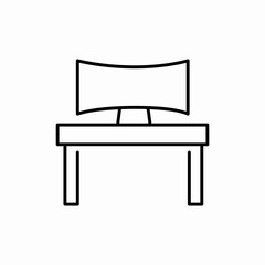 chair garden icon sign vector