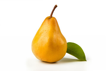 A pear on isolated white background