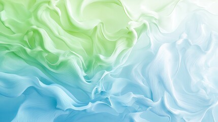 Obraz premium An exquisite Abstract swirling fluid art design that showcases beautiful Green and Blue Tones