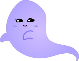 cute ghost cartoon , halloween