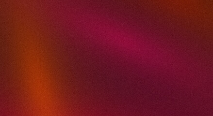 Elegant dark magenta to orange gradient grainy texture background, ideal for enhancing any project