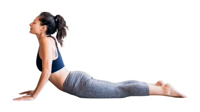 Stretching yoga posture png, transparent background
