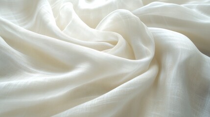 Obraz premium Elegant White Fabric