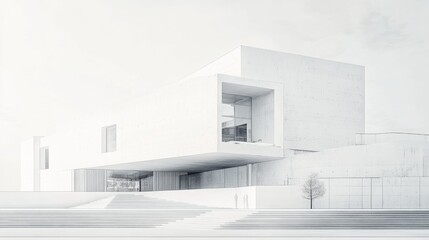 Modern Minimalist Building