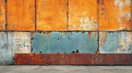 Fototapeta premium Rustic Industrial Textured Wall