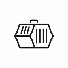 cage box icon sign vector