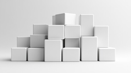 White Blocks Pyramid