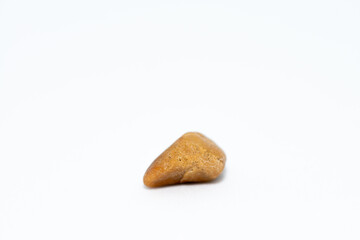 Macro Photo of Pebble Stones on White Background