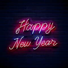 Obraz premium Happy New Year 2025 