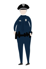 Police officer png clipart, occupation, character illustration