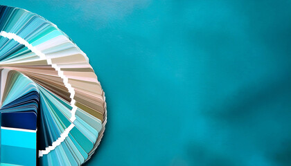 Color cyan and its applications, featuring elements like color palettes, design swatches, and cyan themed visuals, symbolizing color theory, design, and visual aesthetics.