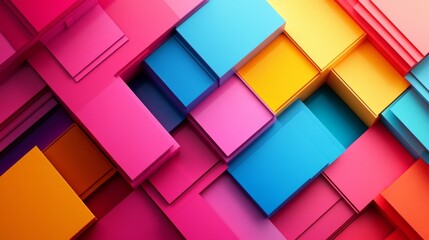 Abstract Colorful Geometric Background