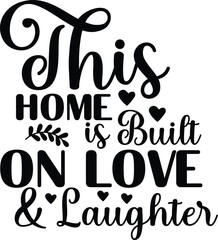 Farmhouse Typography SVG Vector Design, farmhouse t-shirt Design, vector illustration.