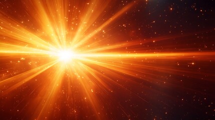 Fototapeta premium Explosive Cosmic Light Burst
