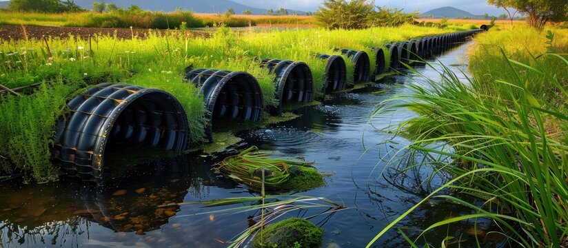 Hdpe Paralon Used For Drinking Water Channels Irrigation Canals And The Like