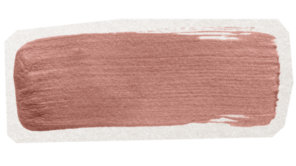 Pink brushstroke png digital sticker, collage element in transparent background