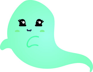 cute ghost cartoon , halloween