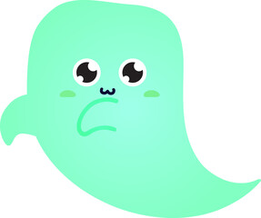 cute ghost cartoon , halloween