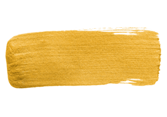 Png gold brush stroke sticker, luxury design, transparent background