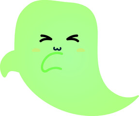 cute ghost cartoon , halloween