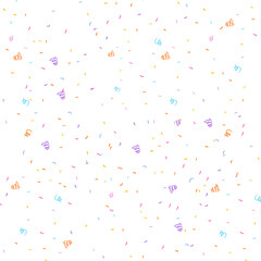 Party confetti png overlay, transparent background