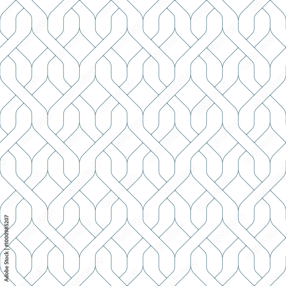 Aufkleber geometric abstract intertwined line pattern vector background template for contemporary design