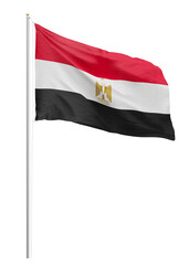 Png Egyptian flag collage element, transparent background