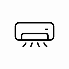air conditioner icon sign vector