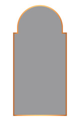 PNG Gold Diwali badge, transparent background