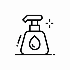 soap dispenser icon sign vector