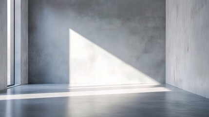 Obraz premium Minimalist Interior Space with Natural Light