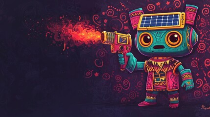 Vintage Alarm Clock with Ornate Design