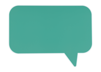 Speech bubble png sticker, transparent background