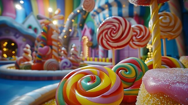 A land of sugary candy a joyful occasion for those of any age