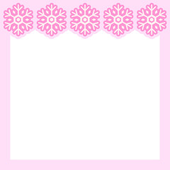 Snowflakes Photo Frame