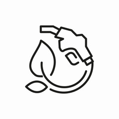 eco fuel icon sign vector