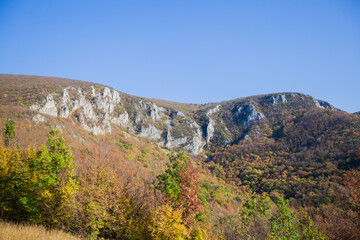 Beautiful Panoramic View Of The Homolj Mountains, Serbia, During Autumn, Showcasing Rugged Terrain And Vivid Landscapes