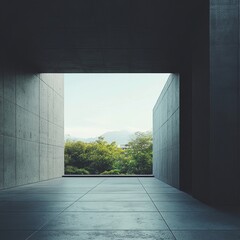 empty room with a window