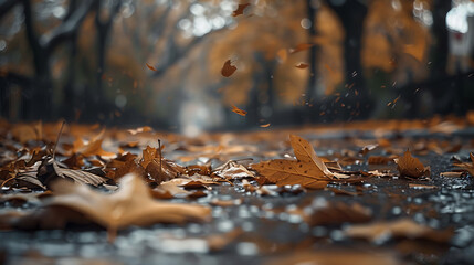 Fototapeta premium pile of autumn leaves isolated on white