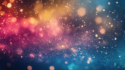 Fototapeta premium Colorful Bokeh Background with Sparkling Lights
