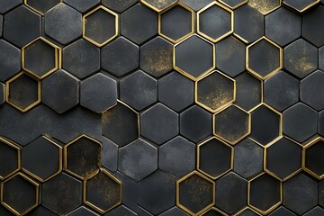background with hexagons