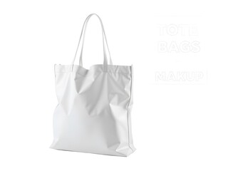 white paper bag, tote bag mockup