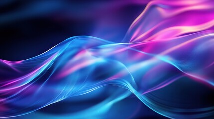Fototapeta premium Vibrant Swirls of Light in Abstract Design