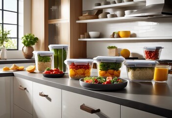 perfectly sealed food containers demonstrating dependable preservation ingredients meals, airtight, storage, freshness, safety, silicone, lunchbox, plastic