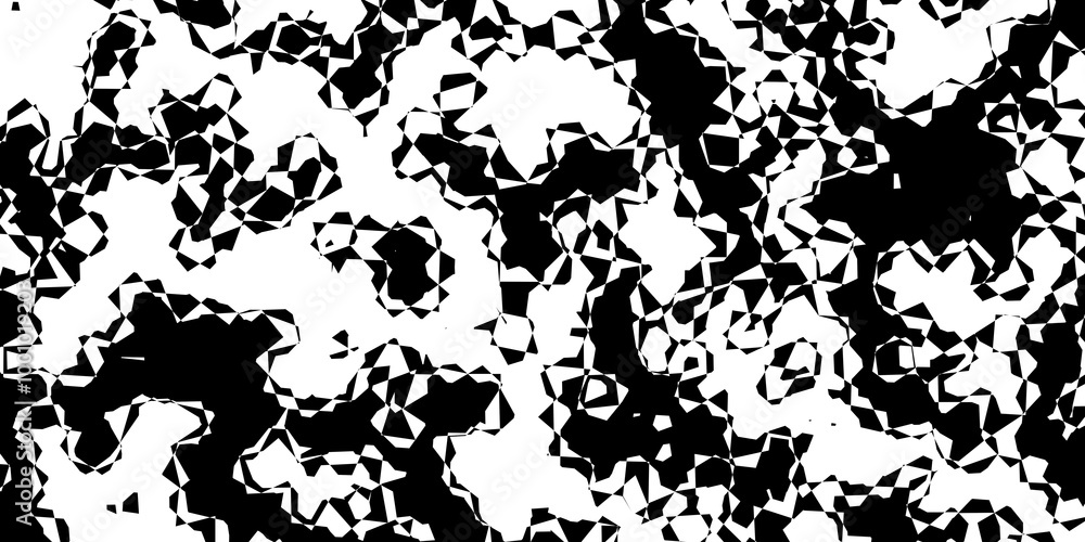 Aufkleber abstract modern minimal black and white monochrome geometry polygon shaped terrain lines pattern tex