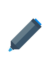 simple marker icon for design. office tools marker