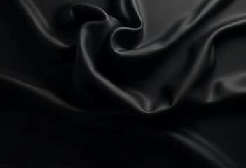 Fototapeta premium Abstract background featuring luxurious fabric folds, resembling liquid waves of grunge silk, satin, or velvet texture. Ideal for sophisticated Christmas backgrounds or elegant wallpaper designs