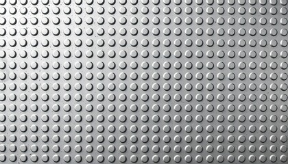 Textured metal surface with round studs for industrial design concepts, dimpled metal texture