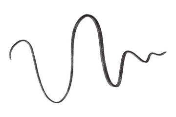 Scribble line png sticker, transparent background